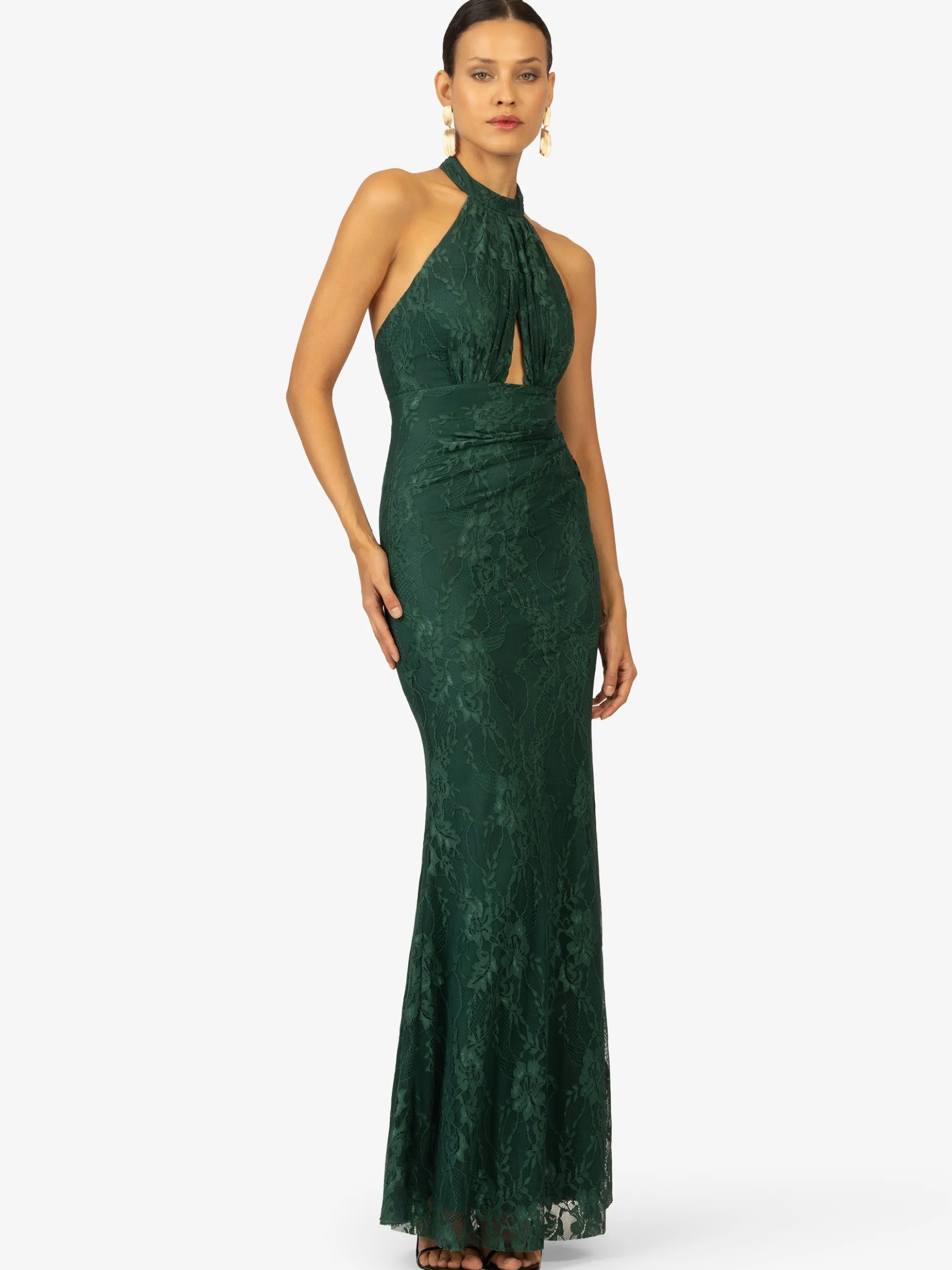 Kraimod Damen Abendkleid in grün - Länge: lang