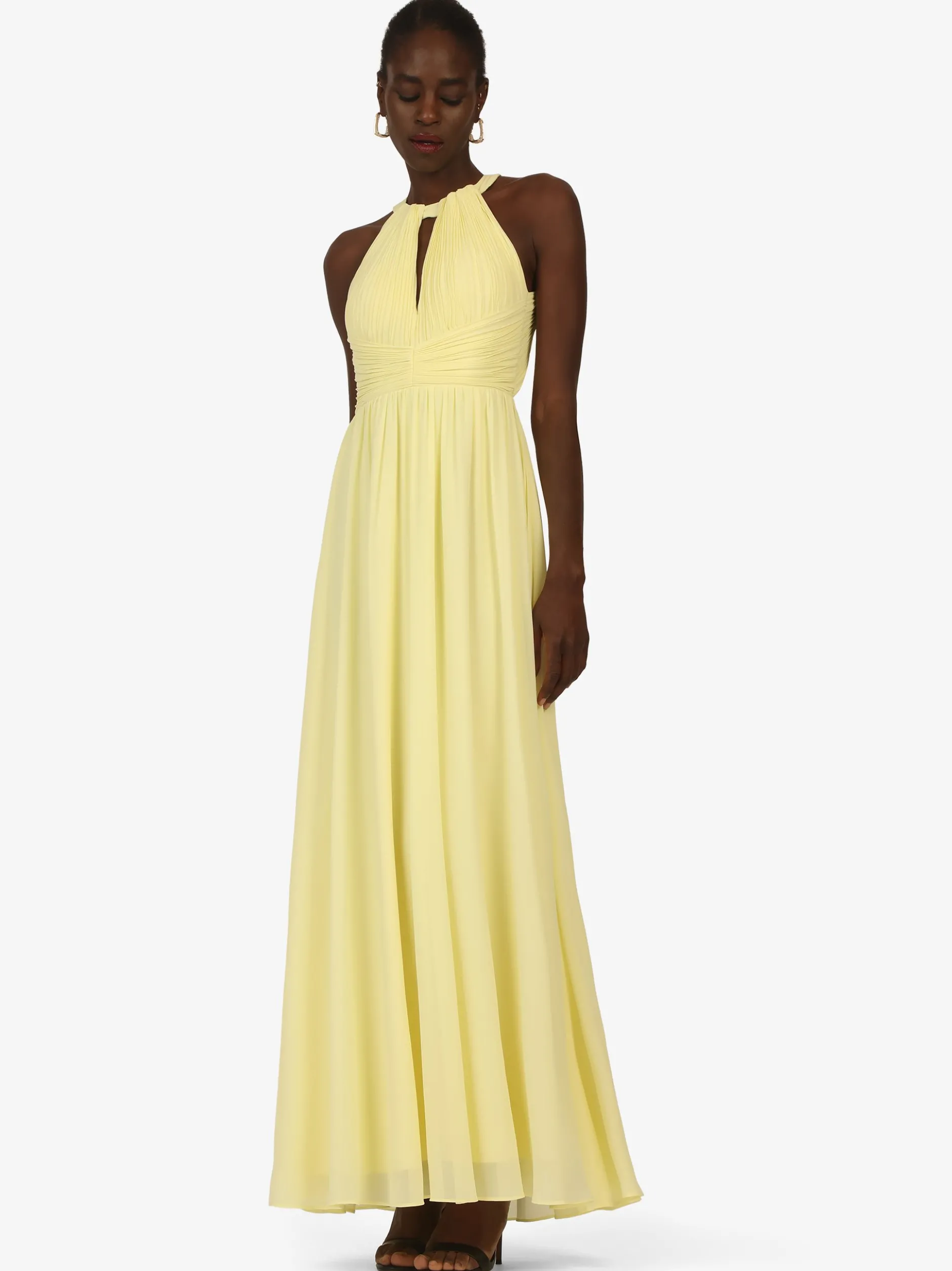 Kraimod Damen Abendkleid in gelb - Länge: lang
