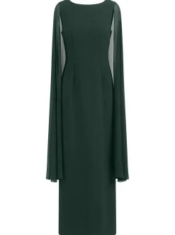 Kraimod Damen Abendkleid in grün - Ausschnitt: Rundhals