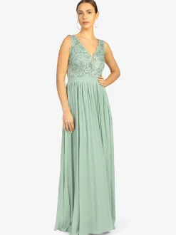 Kraimod Damen Abendkleid in grün - Länge: lang