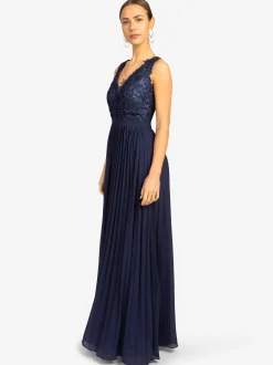 Kraimod Damen Abendkleid in marine - Länge: lang