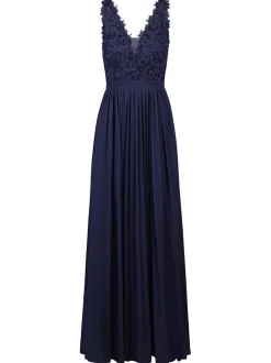Kraimod Damen Abendkleid in marine - Länge: lang