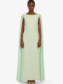 Kraimod Damen Abendkleid in mint - Ausschnitt: Rundhals