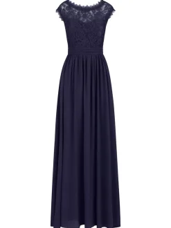 Kraimod Damen Abendkleid in marine - Länge: lang