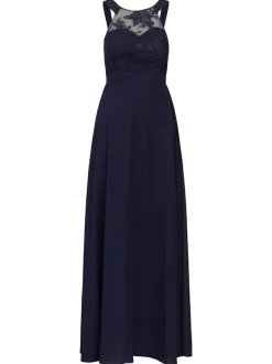 Kraimod Damen Abendkleid in marine - Ausschnitt: U-Boot