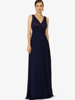 Kraimod Damen Abendkleid in marine - Länge: lang