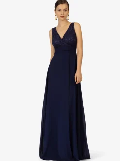 Kraimod Damen Abendkleid in marine - Länge: lang