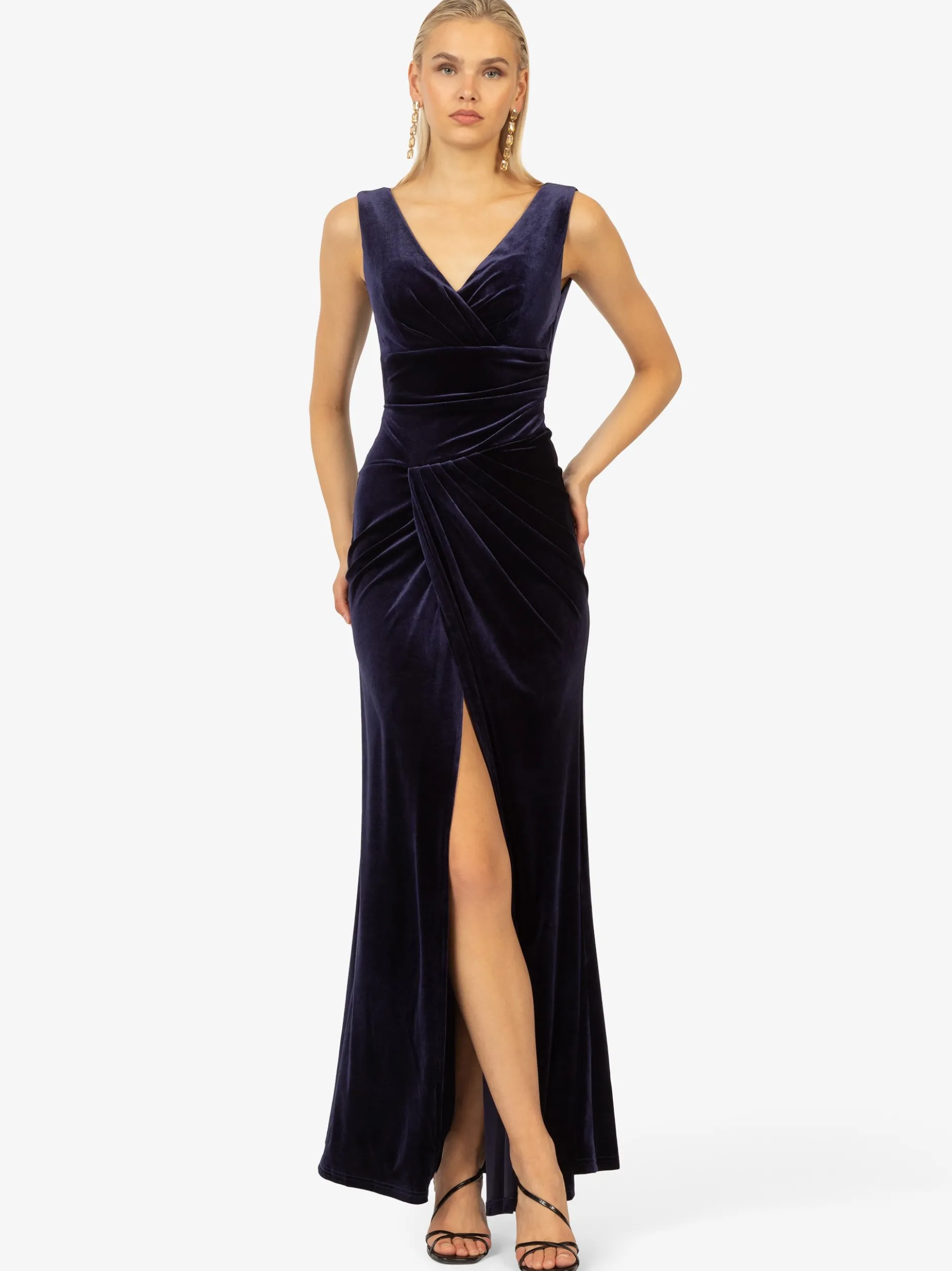 Kraimod Damen Abendkleid in marine - Länge: lang