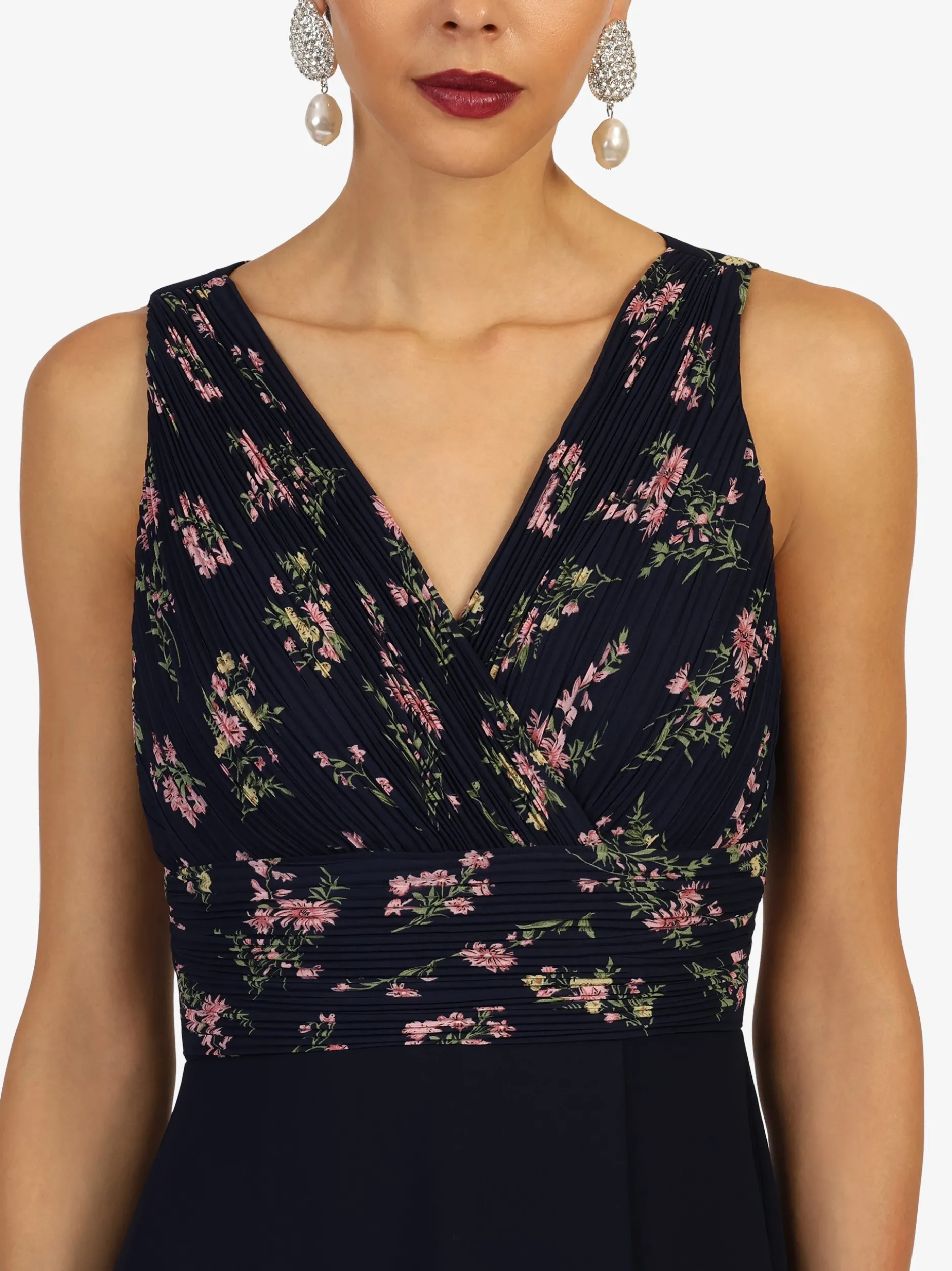 Kraimod Damen Abendkleid. in marine - Länge: lang