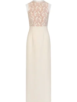 Kraimod Damen Abendkleid in nude - Ausschnitt: Rundhals
