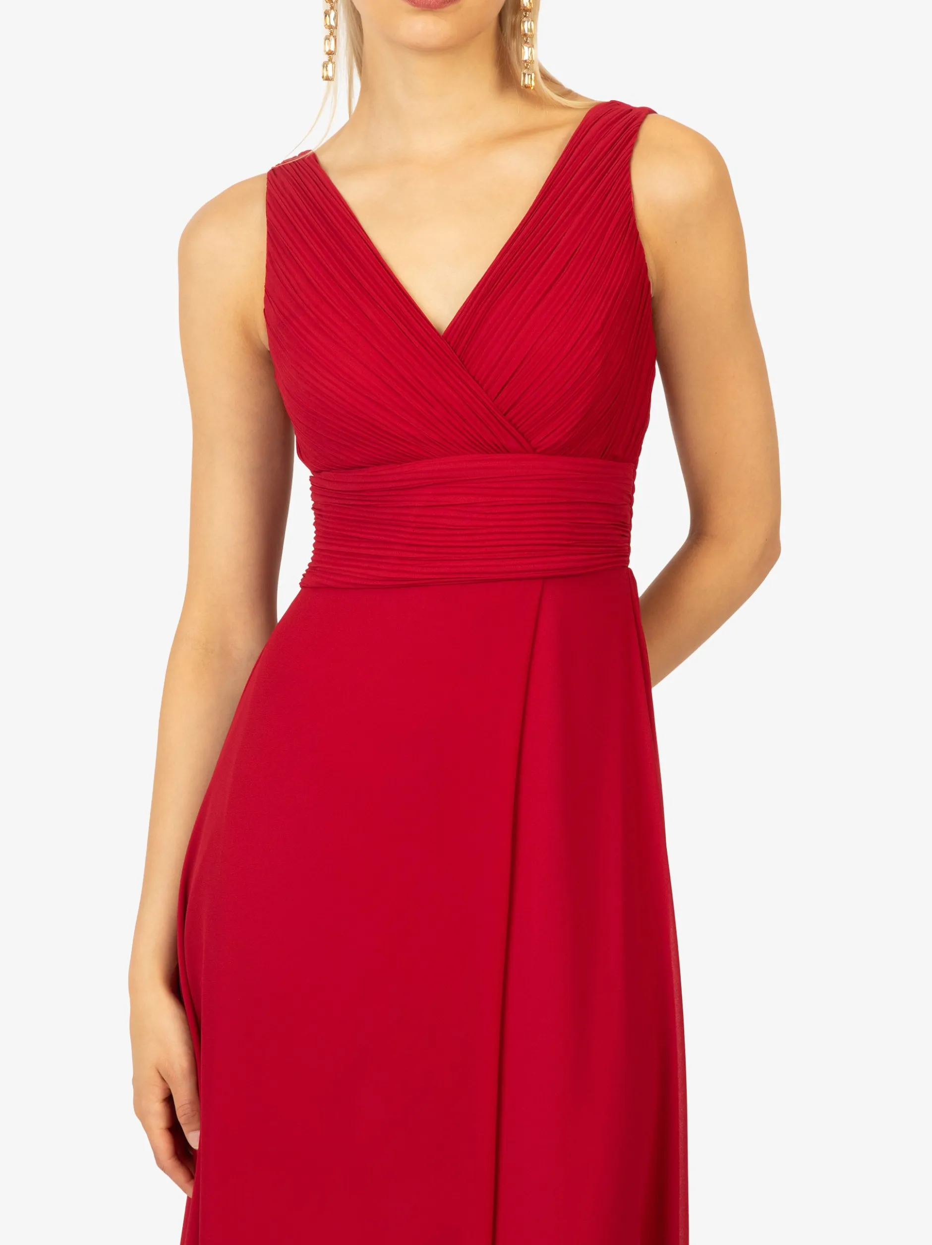 Kraimod Damen Abendkleid in rot - Länge: lang