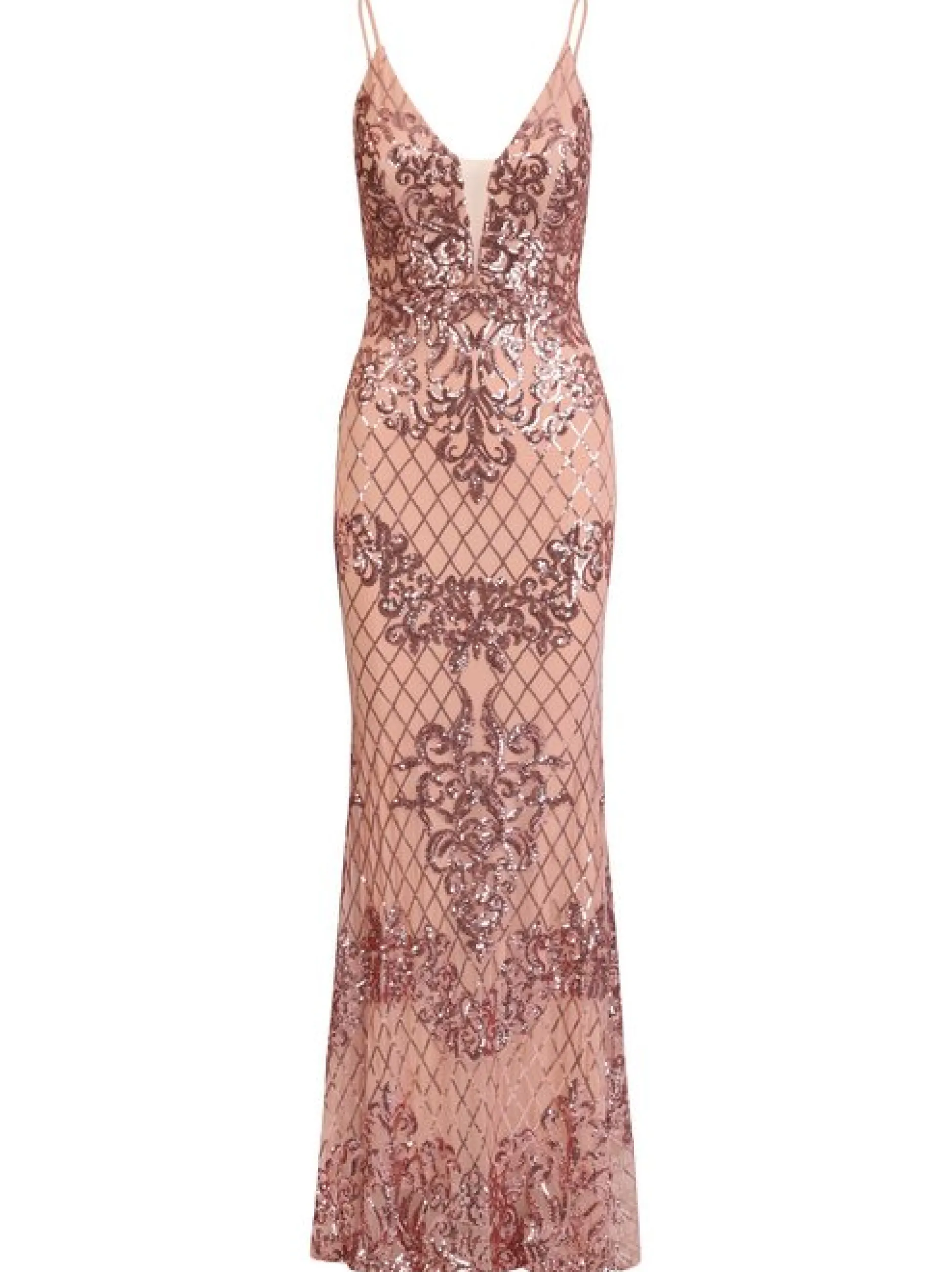 Kraimod Damen Abendkleid in rosa - Länge: lang