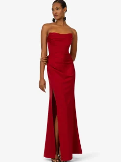 Kraimod Damen Abendkleid in rot - Länge: lang