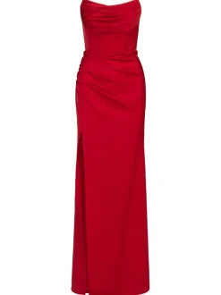 Kraimod Damen Abendkleid in rot - Länge: lang