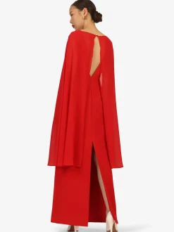 Kraimod Damen Abendkleid in rot - Ausschnitt: Rundhals