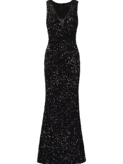Kraimod Damen Abendkleid in schwarz - Länge: lang