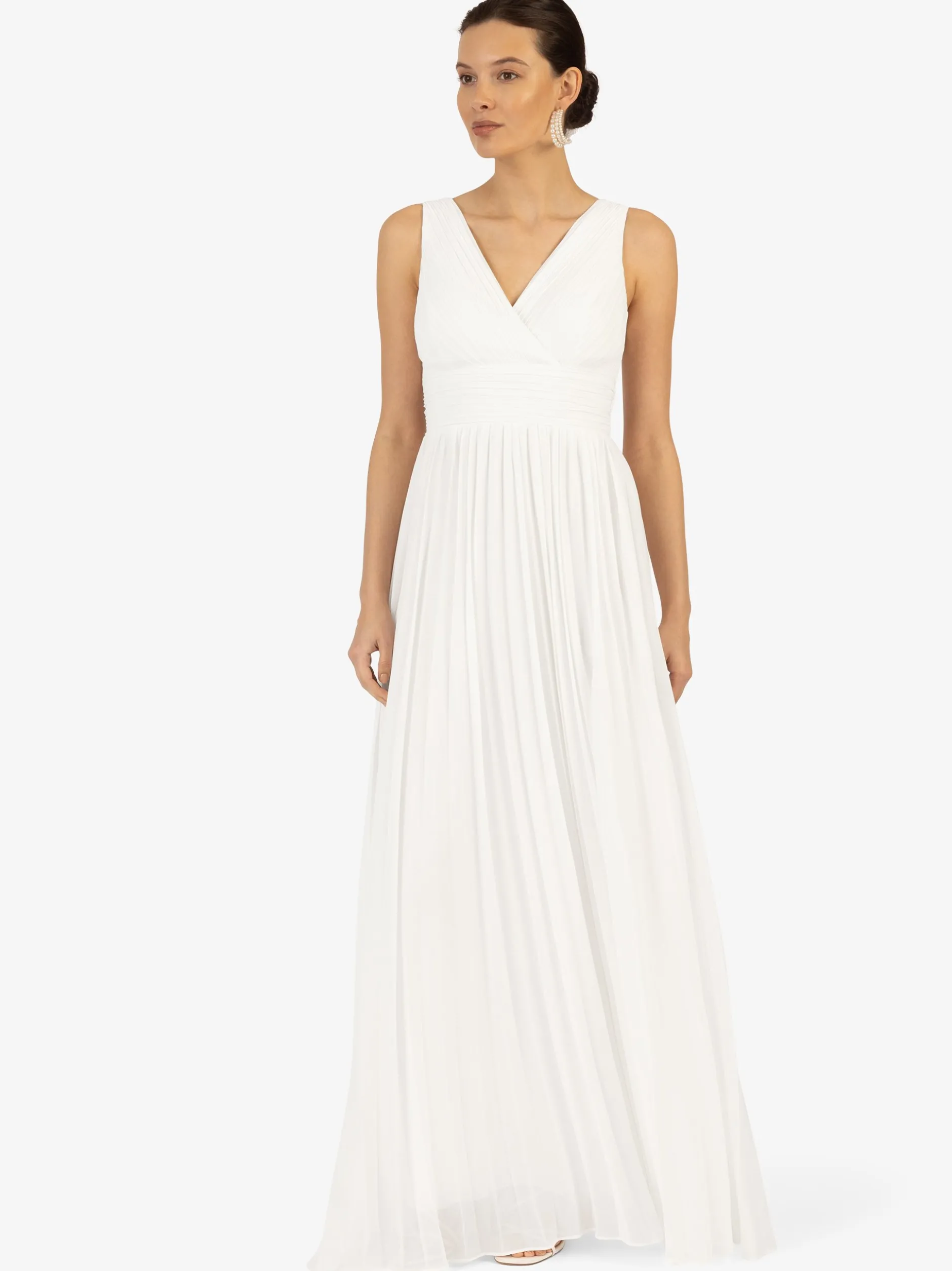 Kraimod Damen Abendkleid in weiß - Länge: lang