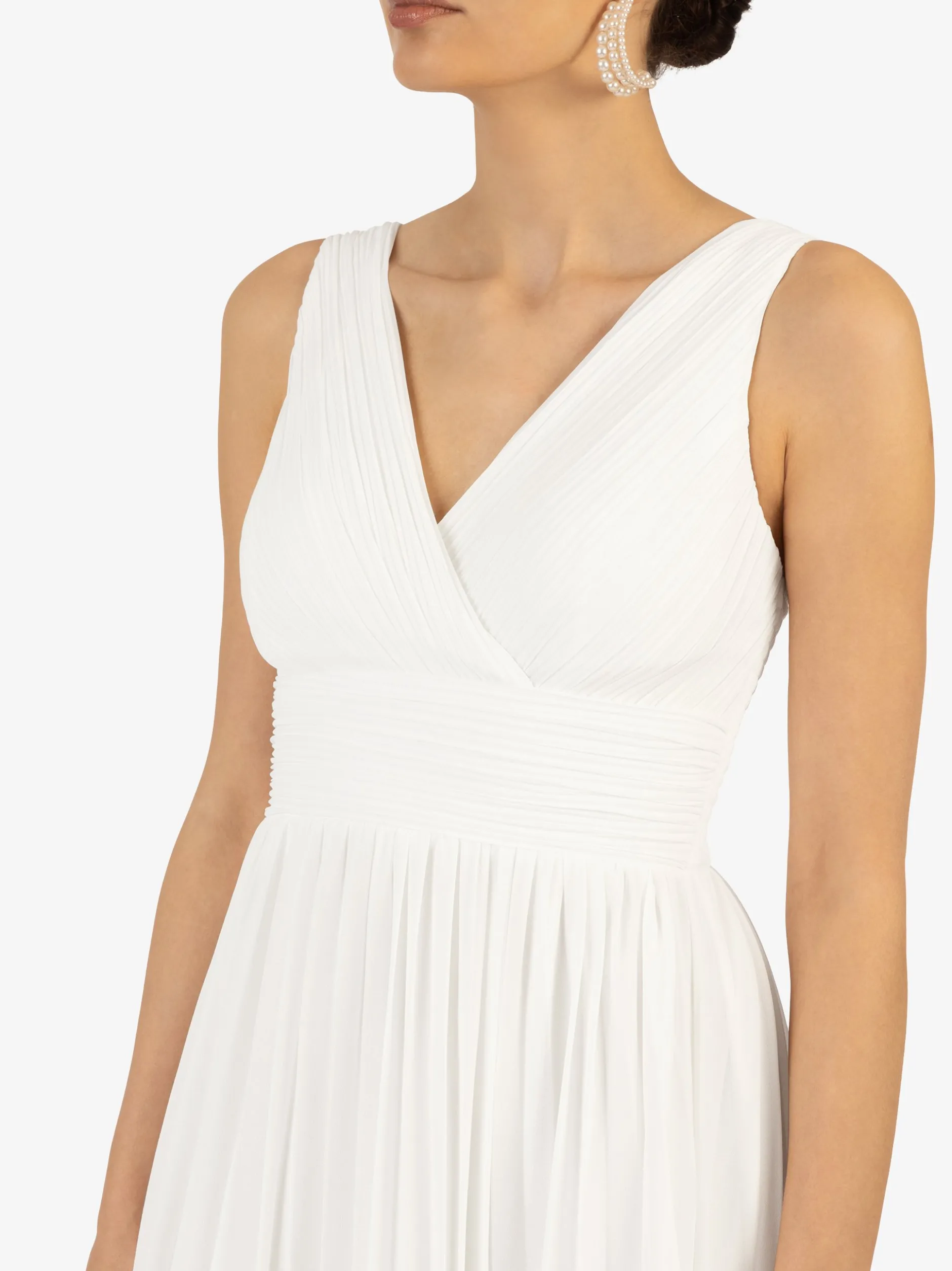 Kraimod Damen Abendkleid in weiß - Länge: lang