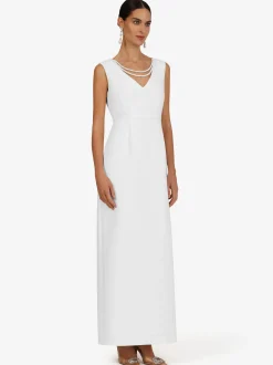Kraimod Damen Abendkleid in weiß - Länge: lang
