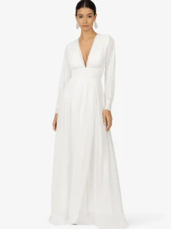 Kraimod Damen Abendkleid in weiß - Länge: lang