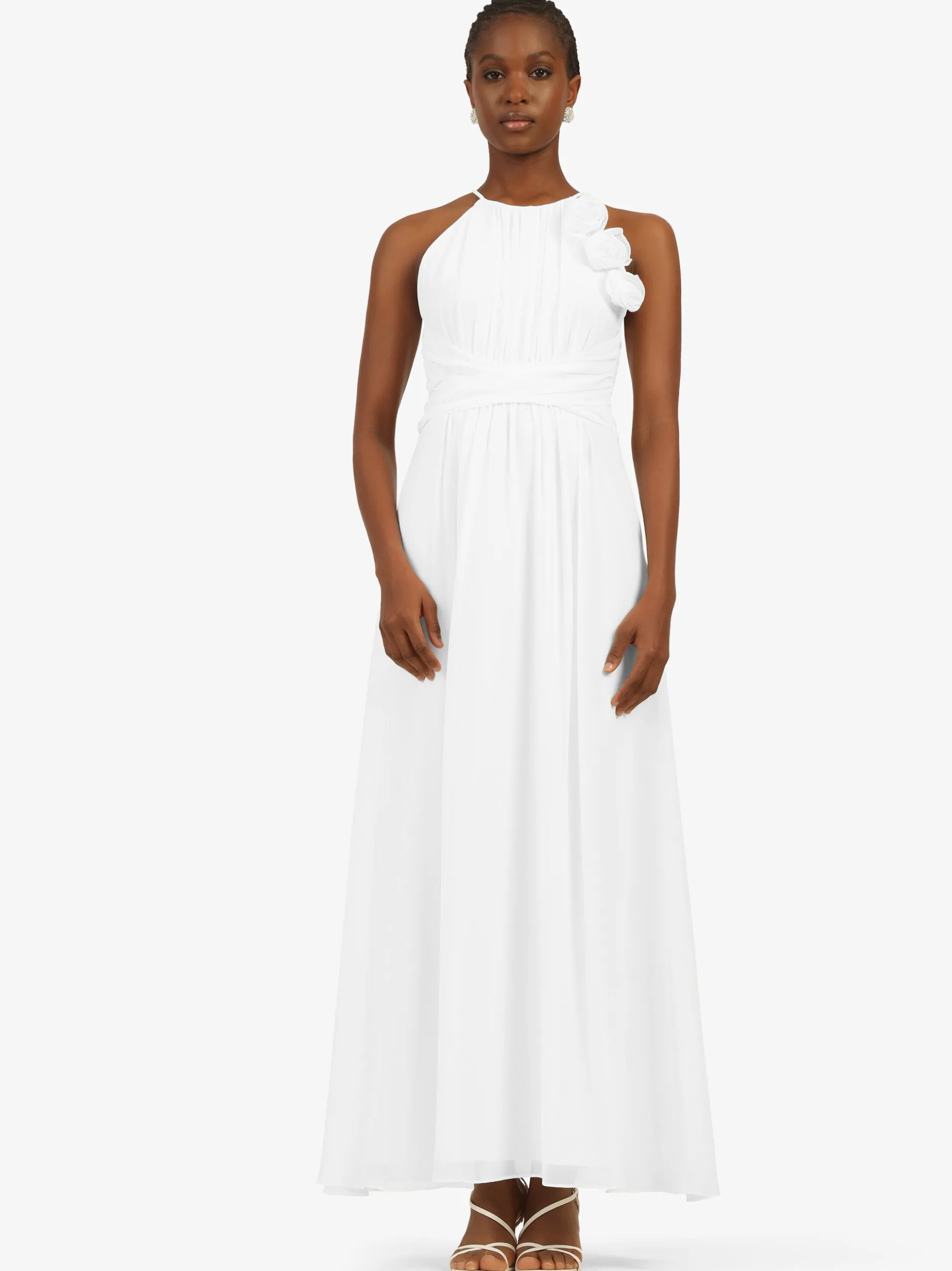Kraimod Damen Abendkleid in weiß - Länge: lang
