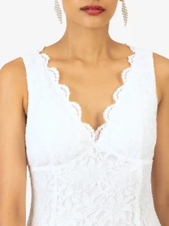 Kraimod Damen Abendkleid in weiß - Länge: lang