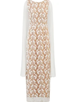 Kraimod Damen Abendkleid in weiß - Ausschnitt: Rundhals