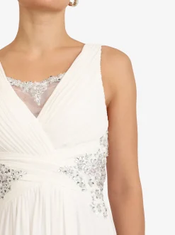 Kraimod Damen Abendkleid in weiß - Länge: lang