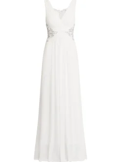 Kraimod Damen Abendkleid in weiß - Länge: lang