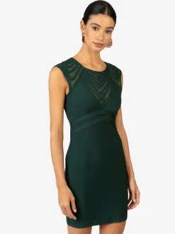 Kraimod Damen Bandage Kleid in grün - Länge: kurz