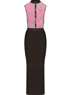 Kraimod Damen Bandagekleid in pink - Länge: lang