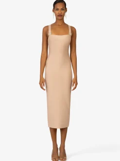 Kraimod Damen Bandagekleid in beige - Ausschnitt: Karree