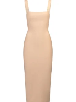 Kraimod Damen Bandagekleid in beige - Ausschnitt: Karree