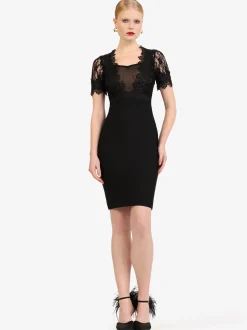 Kraimod Damen Bodyconkleid in schwarz - Länge: mittel