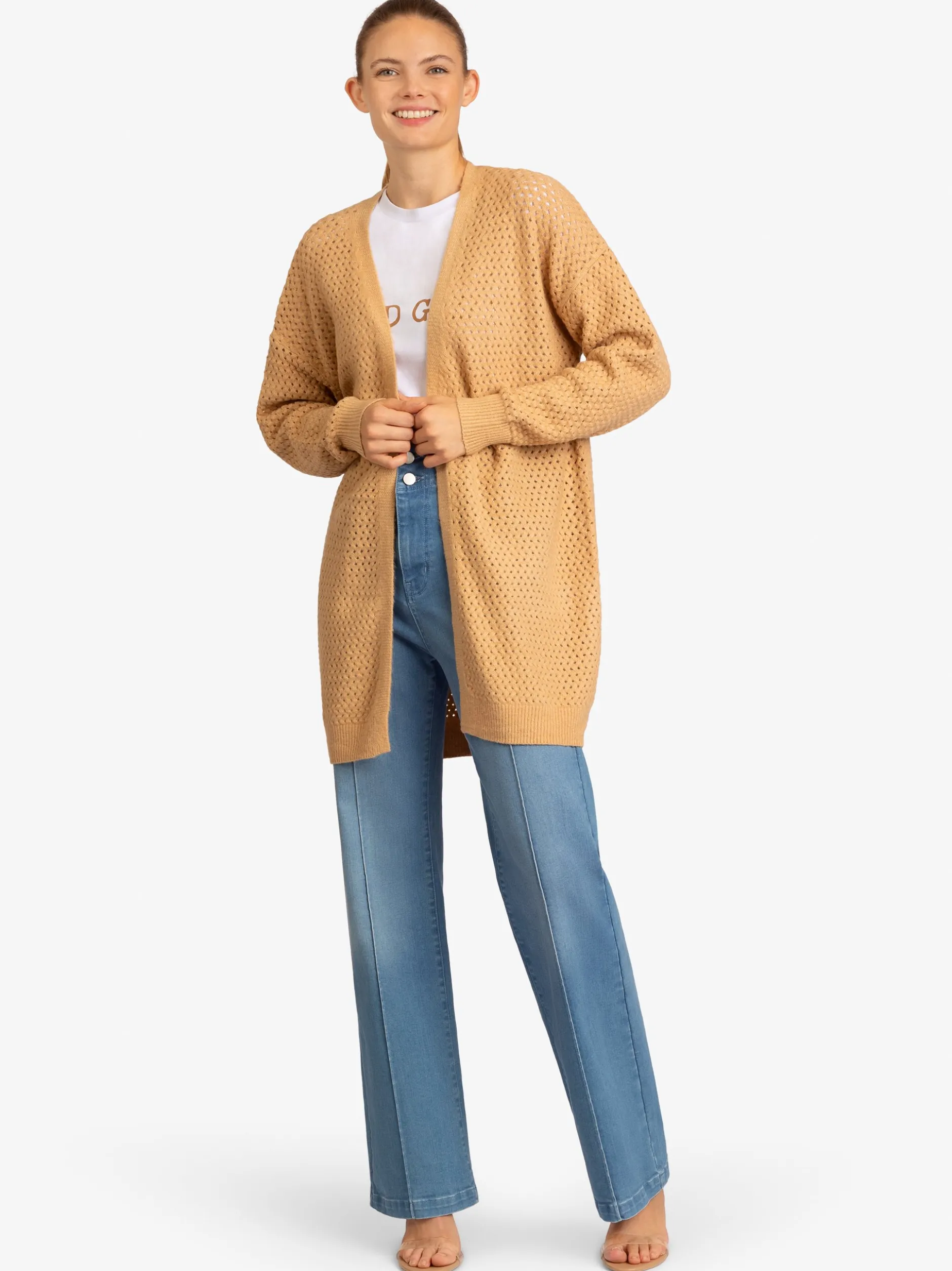Kraimod Damen Cardigan in camel