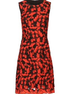 Kraimod Damen Cocktailkleid in rot schwarz