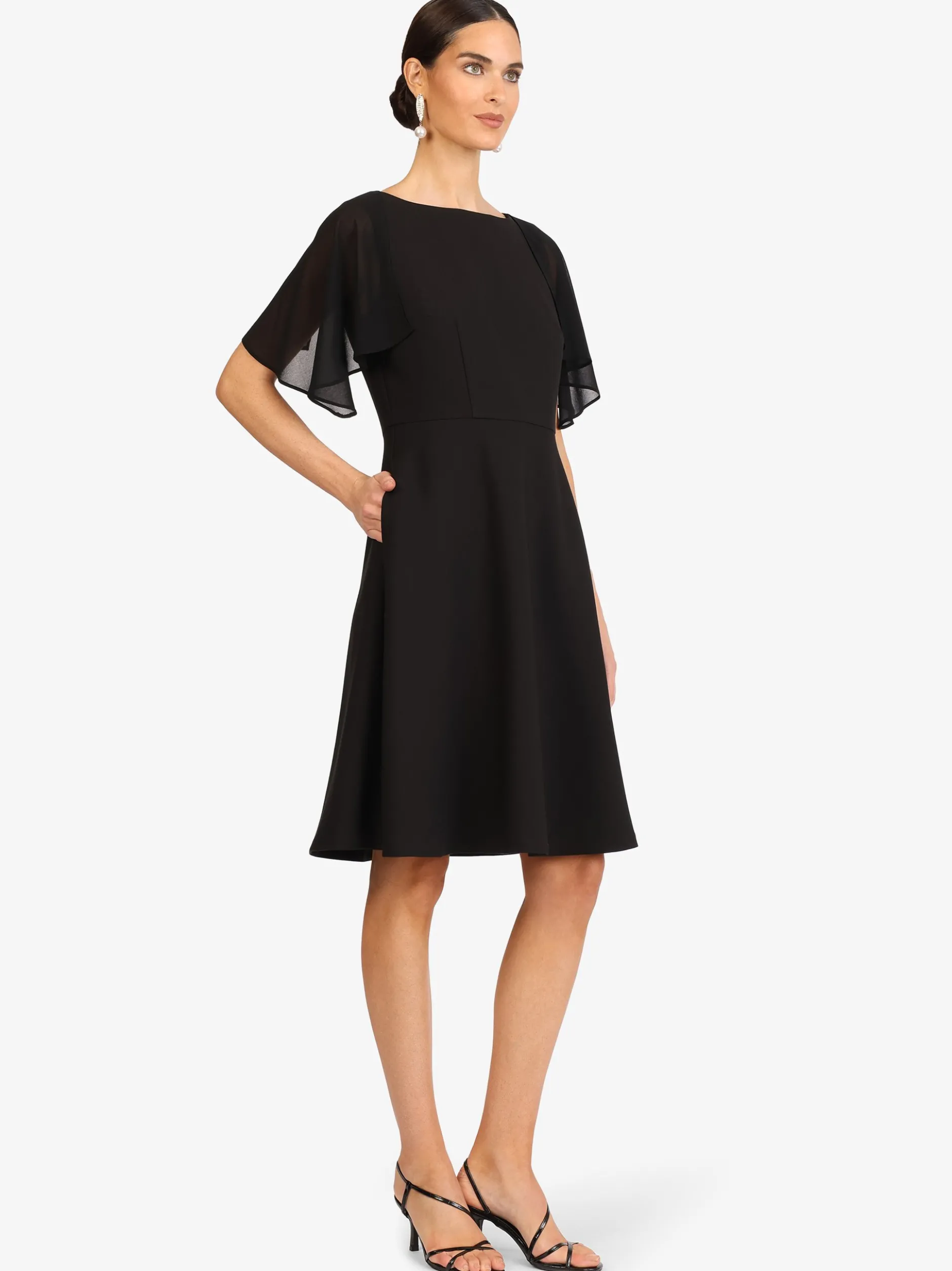 Kraimod Damen Cocktailkleid in schwarz - Länge: mittel