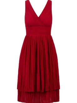 Kraimod Damen Cocktailkleid in rot - Länge: mittel
