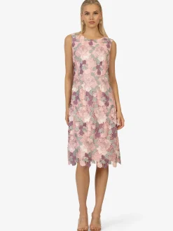 Kraimod Damen Cocktailkleid in pink - Länge: mittel