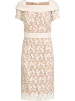 Kraimod Damen Cocktailkleid in beige - Länge: mittel