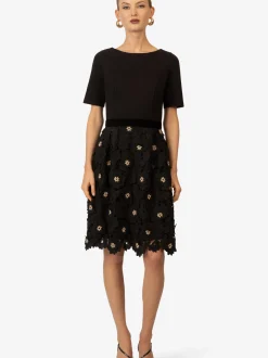 Kraimod Damen Cocktailkleid in schwarz - Länge: mittel