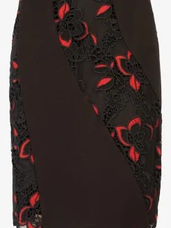 Kraimod Damen Cocktailkleid in schwarz rot