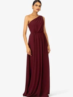 Kraimod Damen Kleid in bordeaux - Ausschnitt: Rundhals