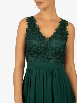Kraimod Damen Kleid in smaragd - Länge: lang