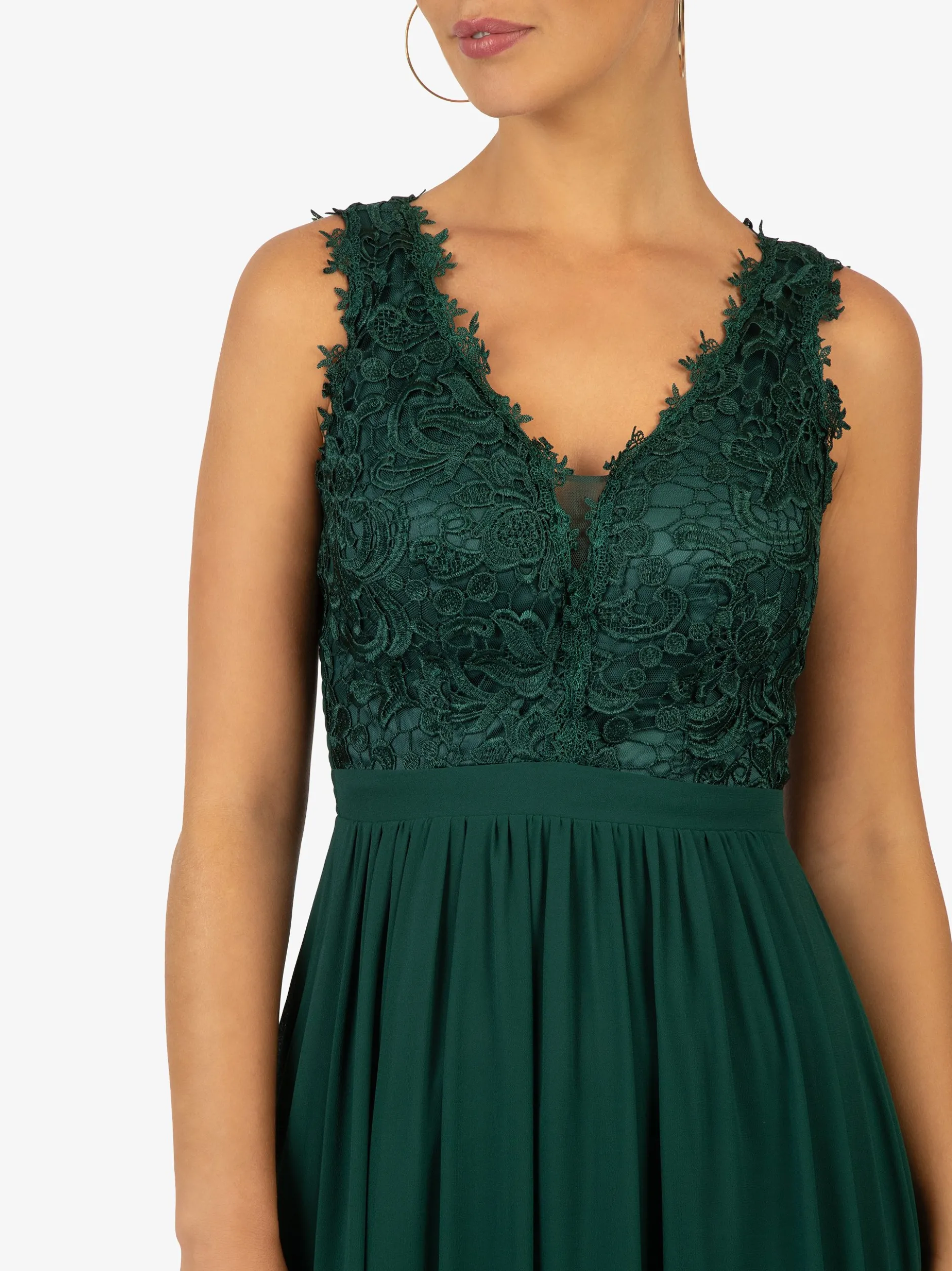 Kraimod Damen Kleid in smaragd - Länge: lang
