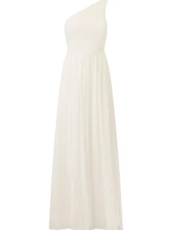Kraimod Damen Kleid in weiß - Ausschnitt: Rundhals