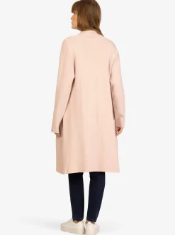 Kraimod Damen Strickmantel in rosa - Ärmel: langarm