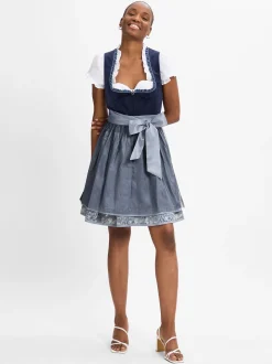 Krüger Dirndl Damen Freizeitkleid in marine