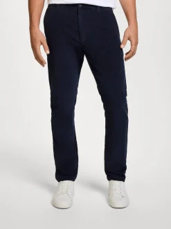 Kronstadt Herren Chinohose - KSEben tapered corduroy chino in blau