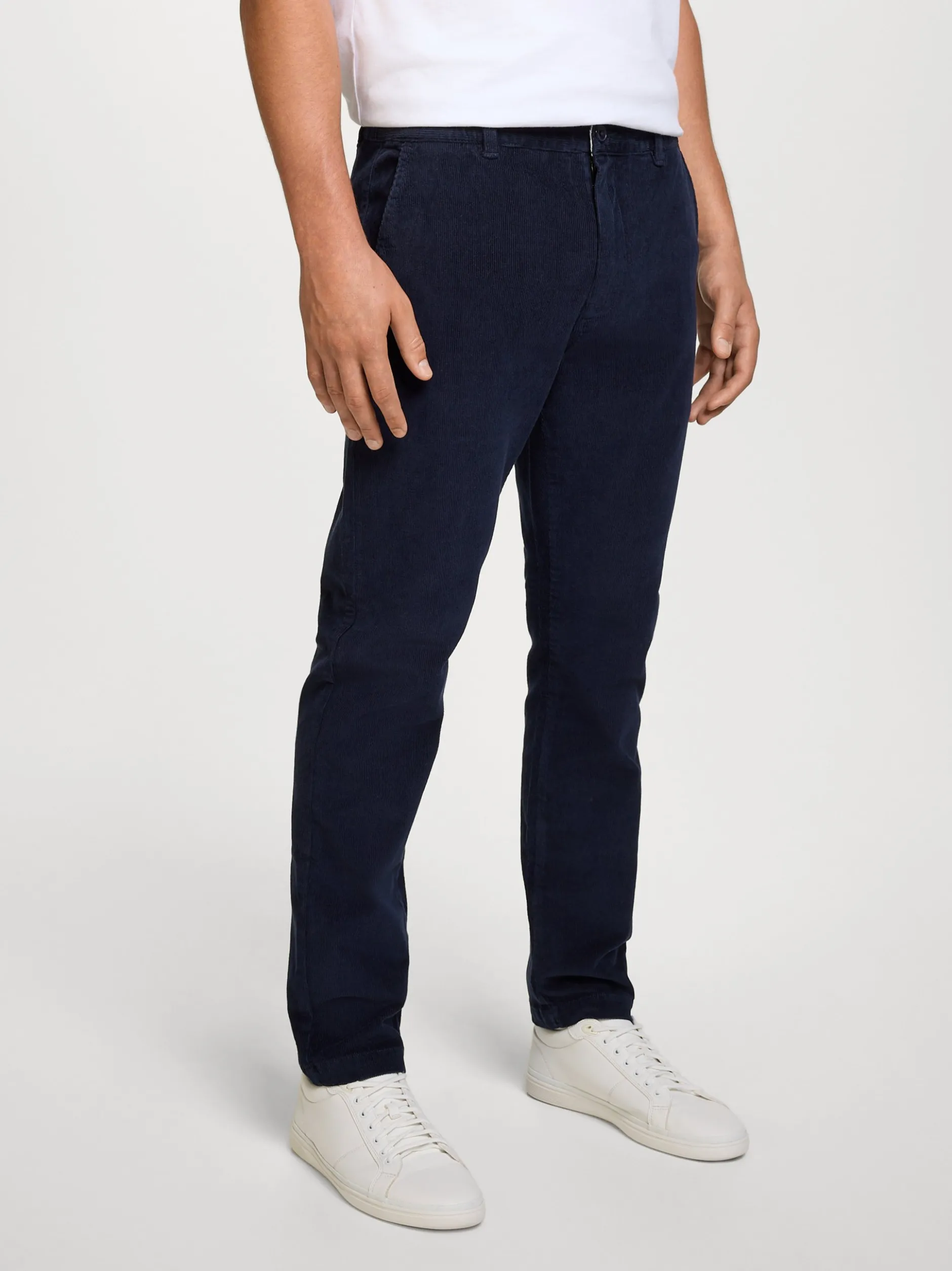 Kronstadt Herren Chinohose - KSEben tapered corduroy chino in blau